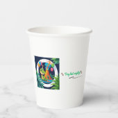 Tiny but Mighty Dino Cup Pappbecher (Rückseite)