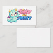 Tiny But Mighty Dragon Begleitkarte (Vorne/Hinten)