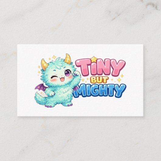 Tiny But Mighty Dragon Begleitkarte (Vorderseite)