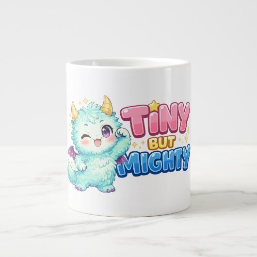 Tiny But Mighty Dragon Jumbo-Tasse (Vorderseite)