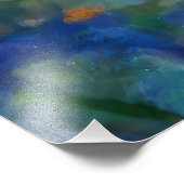 Tiny Butterfly On Wildblumen bei Sunrise Fotodruck (Ecke)