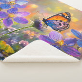 Tiny Butterfly On Wildblumen bei Sunrise Sherpadecke (3/4)