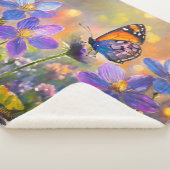 Tiny Butterfly On Wildblumen bei Sunrise Sherpadecke (3/4)