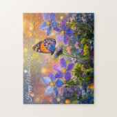Tiny Butterfly On Wildflowers Mother's Day Puzzle (Vertikal)
