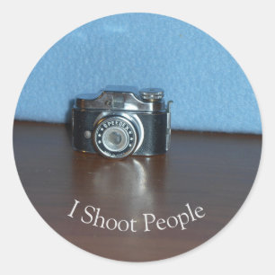 Tiny Camera Runder Aufkleber