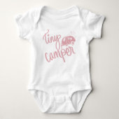 Tiny Camper Camping Kindergeschenk Bodysuit Ein St Baby Strampler (Vorderseite)