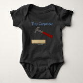 Tiny Carpenter Custom Bodysuit Baby Strampler (Vorderseite)