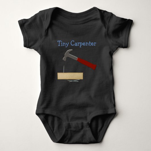 Tiny Carpenter Custom Bodysuit Baby Strampler (Vorderseite)