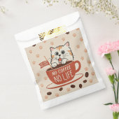 Tiny Cat Pfoten und Kaffeebohnen Poster Geschenktütchen (Versiegelt)