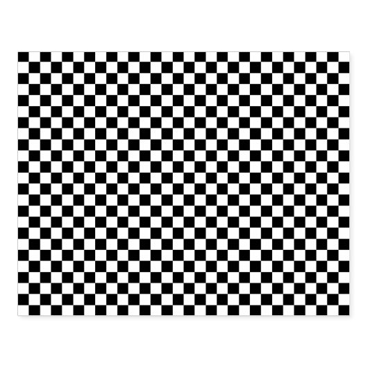 Tiny Checkerboard Muster Gummistempel (Prägung)