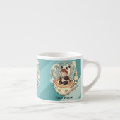 Tiny Chibi Panda Milk Mug for Kids Espressotasse (Rechts)