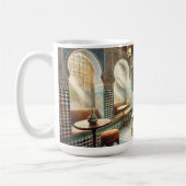 Tiny Coffeeshop in Fez Marokko Kaffeetasse (Links)