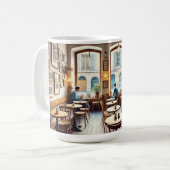 Tiny Coffeeshop in Genf Schweiz Kaffeetasse (Vorderseite Links)