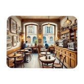 Tiny Coffeeshop in Genf Schweiz Magnet (Horizontal)
