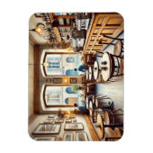 Tiny Coffeeshop in Genf Schweiz Magnet (Vertikal)
