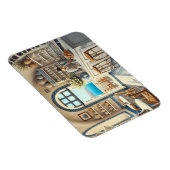 Tiny Coffeeshop in Santorini Magnet (Rechte Seite)