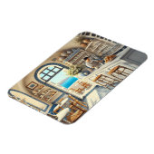 Tiny Coffeeshop in Santorini Magnet (Linke Seite)