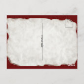 Tiny Cranberry Pstry Appetizers Postkarte (Rückseite)