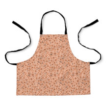 Tiny cute pink red brown cream pattern