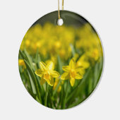 Tiny Daffodils Keramik Ornament (Links)