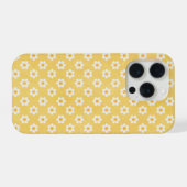 Tiny Daisies,  happy faces in yellow Phone Case iPhone Hülle (Rückseite (Horizontal))
