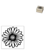 Tiny Daisy Blume Trendy Floral Botanical Daisies Gummistempel (Stempel)
