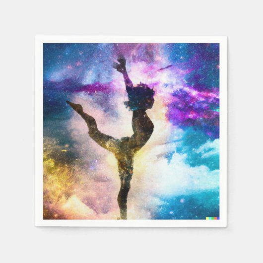 Tiny Dancer Ballerina Geburtstagsparty Napkins Serviette (Vorderseite)