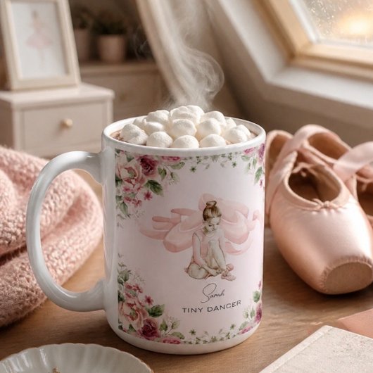 Tiny Dancer Ballerina personalisierte Mug Kaffeetasse