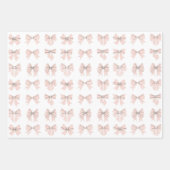 Tiny Dancer Ballerina Pink Girls Birthday Geschenkpapier Set (Vorderseite)