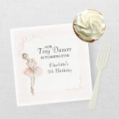 Tiny Dancer Ballerina Rosa Mädchen Geburtstag Serviette
