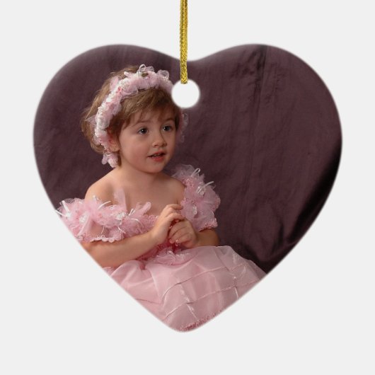 Tiny Dancer Foto Ornament (Hinten)