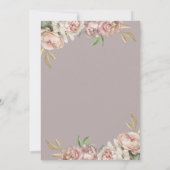 Tiny Dancer Lila Ballerina Geburtstag Einladung (Rückseite)