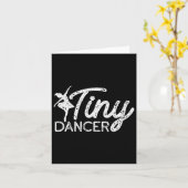 Tiny Dancer Niedlich Dance Boys Girls Salsa Ballet Karte (Gelbe Blume)
