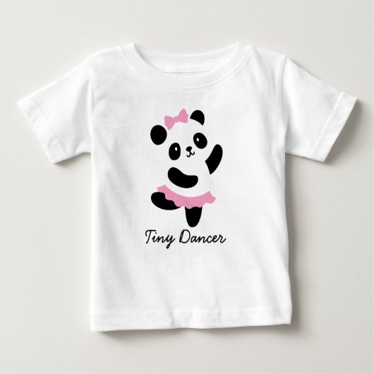 Tiny Dancer Panda Ballerina T - Shirt (Vorderseite)