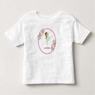 Tiny Dancer Pink Floral Ballet Geburtstagsparty Kleinkind T-shirt