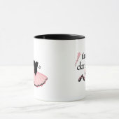 Tiny Dancer Pink und Black Coffee Tasse (Zentrum)