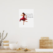 Tiny Dancer Series Red Poster (Küche)