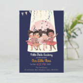 Tiny Dancers Erwägungsgrund Einladung - Custom Stu (Stehend Vorderseite)