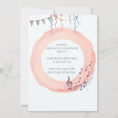 Tiny Dancers Erwägungsgrund Einladung - Custom Stu (Rückseite)