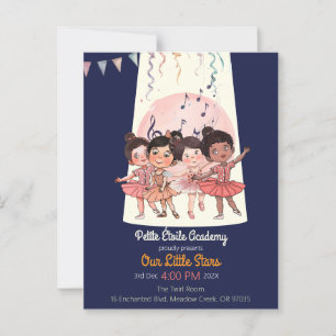 Tiny Dancers Erwägungsgrund Einladung - Custom Stu Postkarte