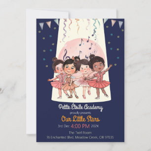 Tiny Dancers Tanzvorstellungs-Einladung – Benutzer Einladung