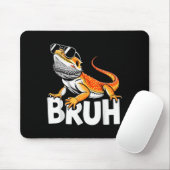 Tiny Dinosaur Bruh Bearded Dragon Lover Weihnachte Mousepad (Mit Mouse)