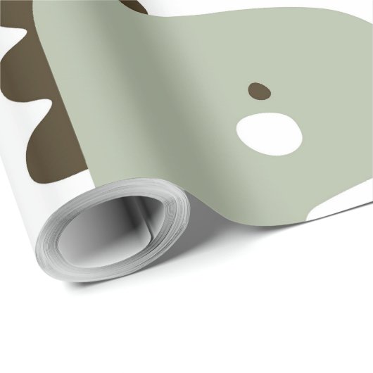 Tiny Dinosaur Geschenkpapier (Rolleneckpunkt)