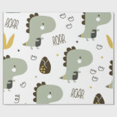 Tiny Dinosaur Geschenkpapier (Flach)