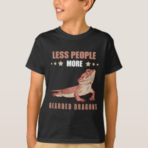Tiny Dinosaur Reptile mehr weniger Leute mehr Bart T-Shirt