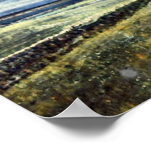 Tiny distant einsam house poster (Ecke)