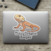 Tiny Dragon Keeper Barted Dragon Aufkleber