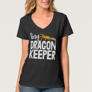 Tiny Dragon Keeper Gecko Funny Gecko Reptile Men T-Shirt