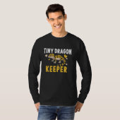 Tiny Dragon Keeper Leopard Gecko Lover Lizard Rept T-Shirt (Vorne ganz)
