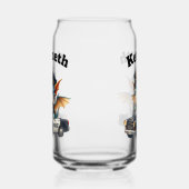 Tiny Dragon-Offizier, der ein charmantes Polizeiau Dosenglas (Rechts)